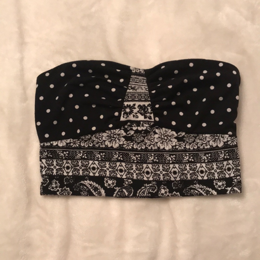 Multipattern Bralette Top